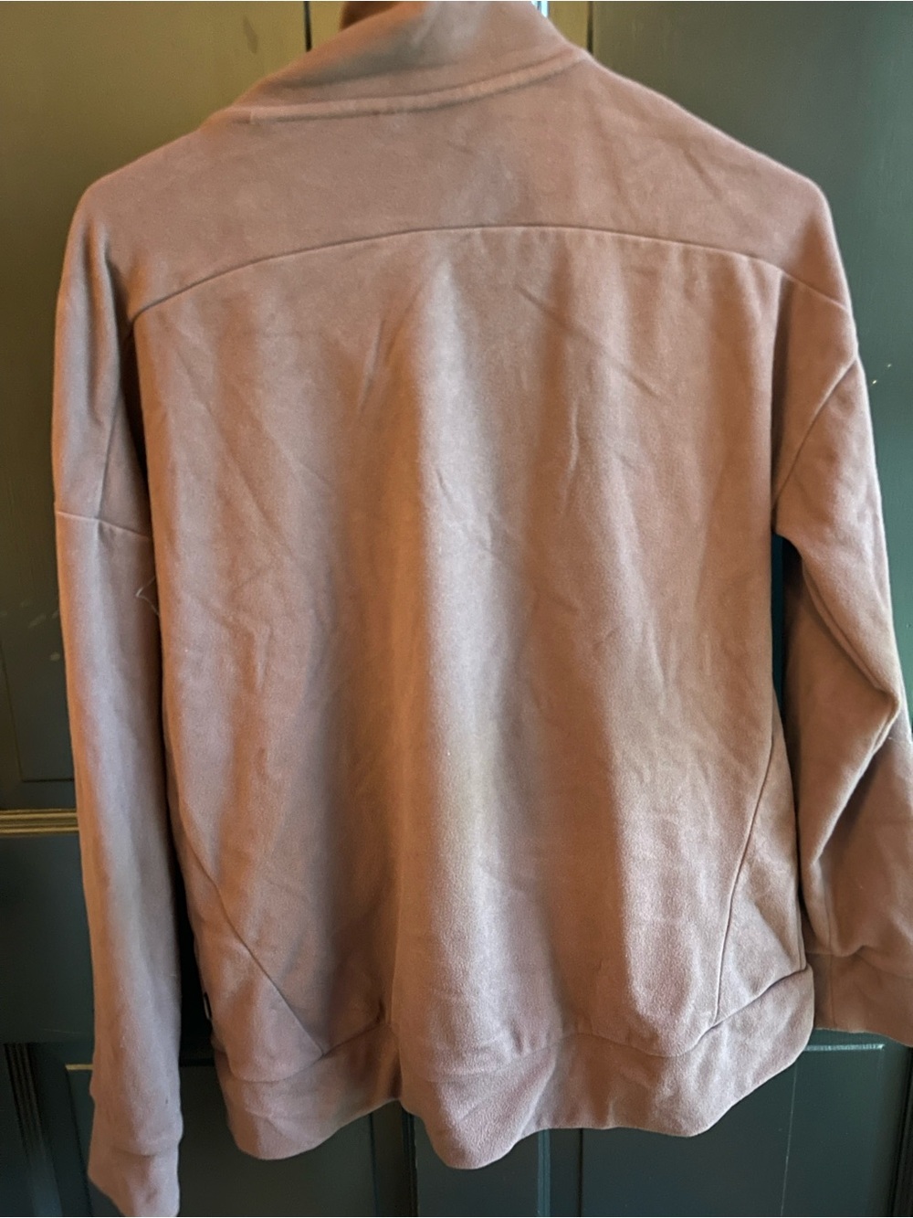 Women’s Monetta Mauve fleece zip up - Picture 4 of 4